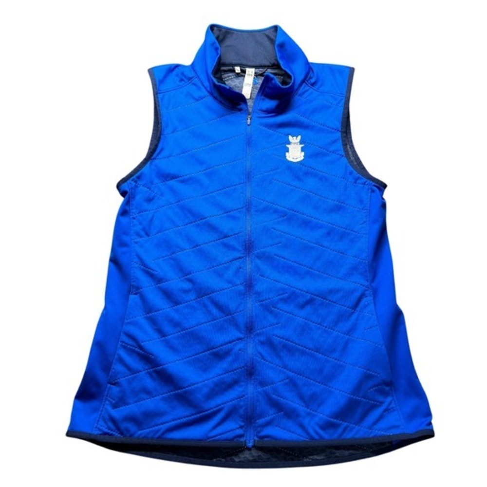 Under Armour ColdGear Quilted Vest Men L Full Zip CCC Capital City Blue